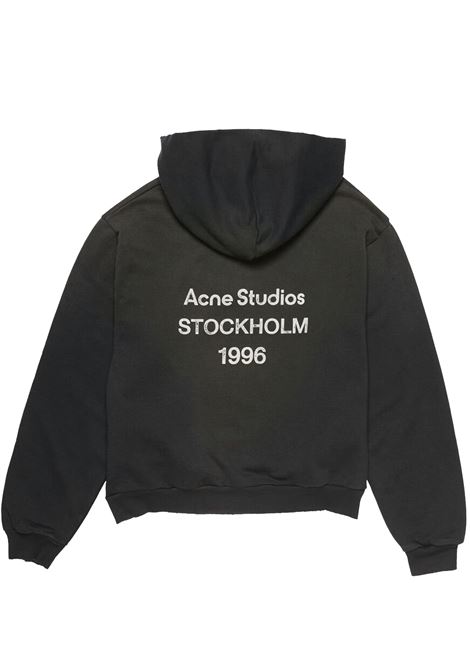 logo hooded sweatshirt unisex black ACNE STUDIOS | CI0136900